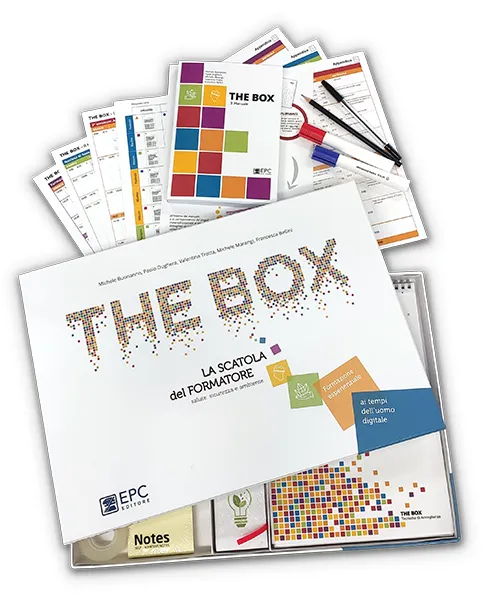 THE BOX - La scatola del formatore, EPC Editore, giugno 2023, Bellini Francesca, Buonanno Michele, Dughera Paolo, Marangi Michele, Trotta Valentina