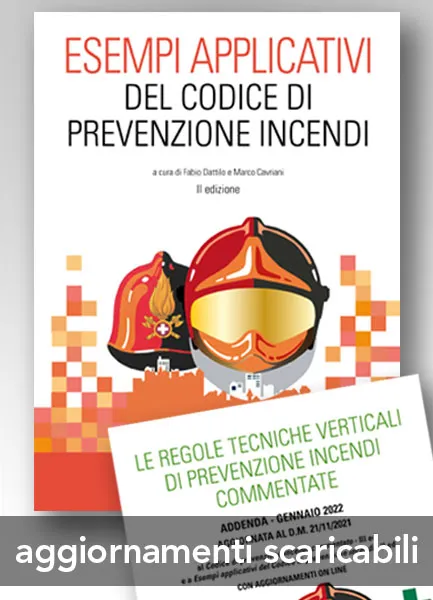 Esempi applicativi del Codice di prevenzione incendi + ADDENDA Le Regole Tecniche Verticali di prevenzione incendi commentate (scaricabile) IN OMAGGIO, EPC Editore, novembre 2020 (addenda in formato digitale 2023), 