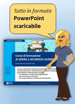 Slide corso di formazione di IGIENE e SICUREZZA ALIMENTARE, EPC Editore, febbraio 2023 (III ed.), Maurizi Daniela